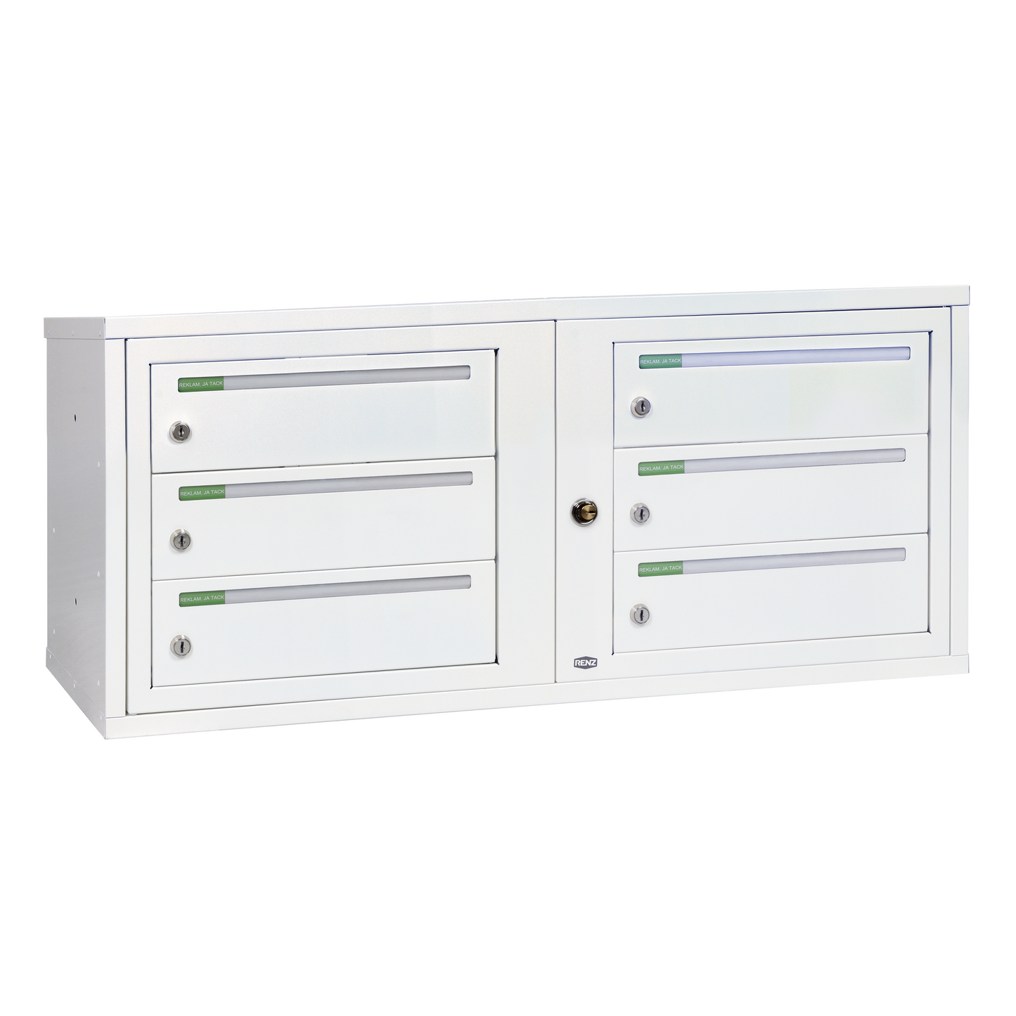 OUTLET Fastighetsbox RENZ Classic Liggande 2x3 fack - Renz Shop