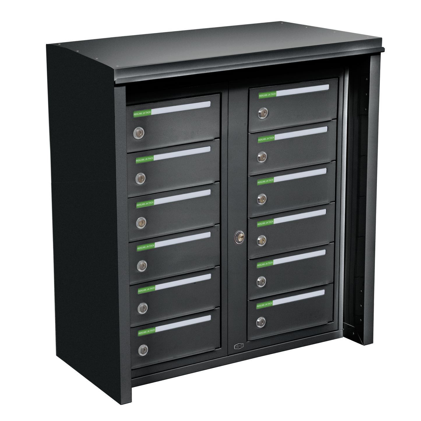 Fastighetsbox RENZ Classic Utomhus 2x6 fack