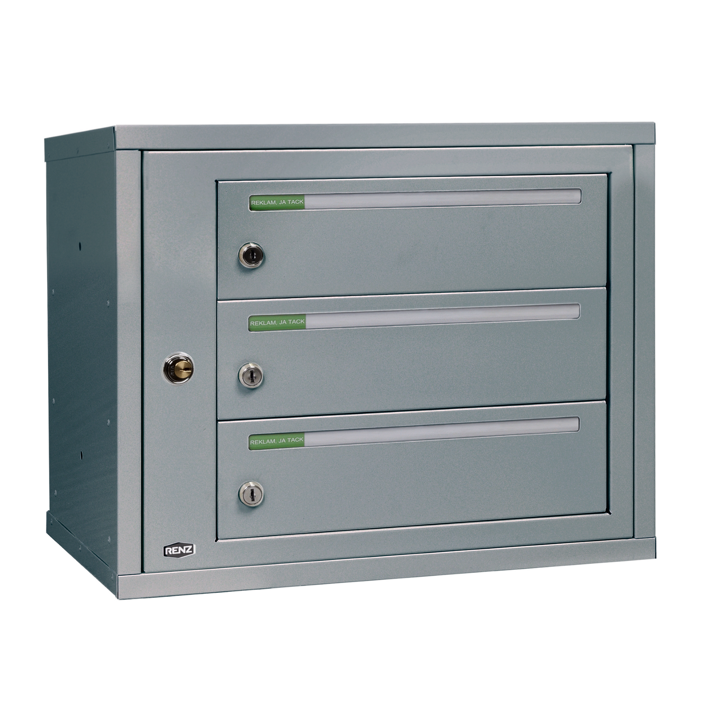 Fastighetsbox RENZ Classic Liggande 1x3 fack - Renz Shop