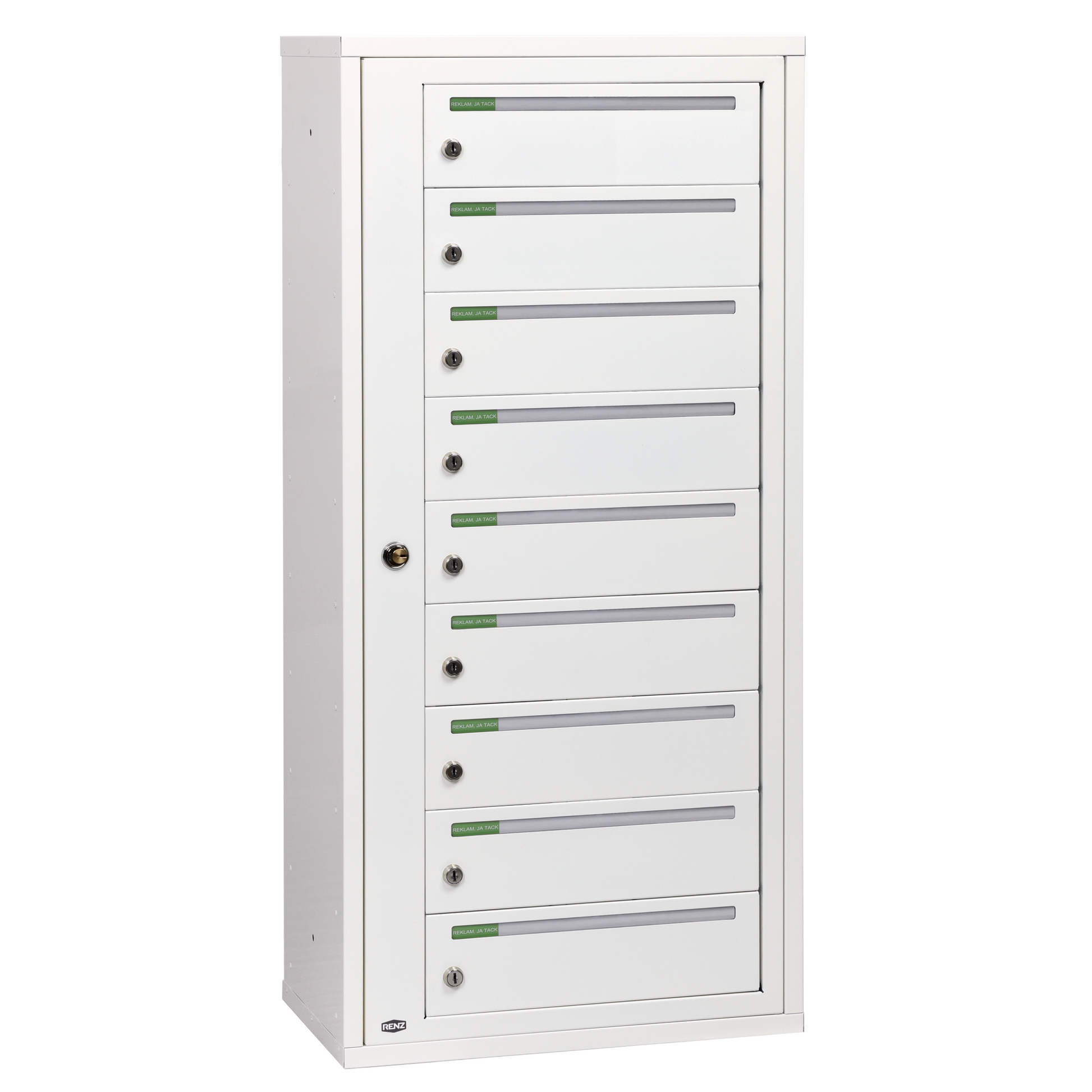 Fastighetsbox RENZ Classic Liggande 1x9 fack - Renz Shop