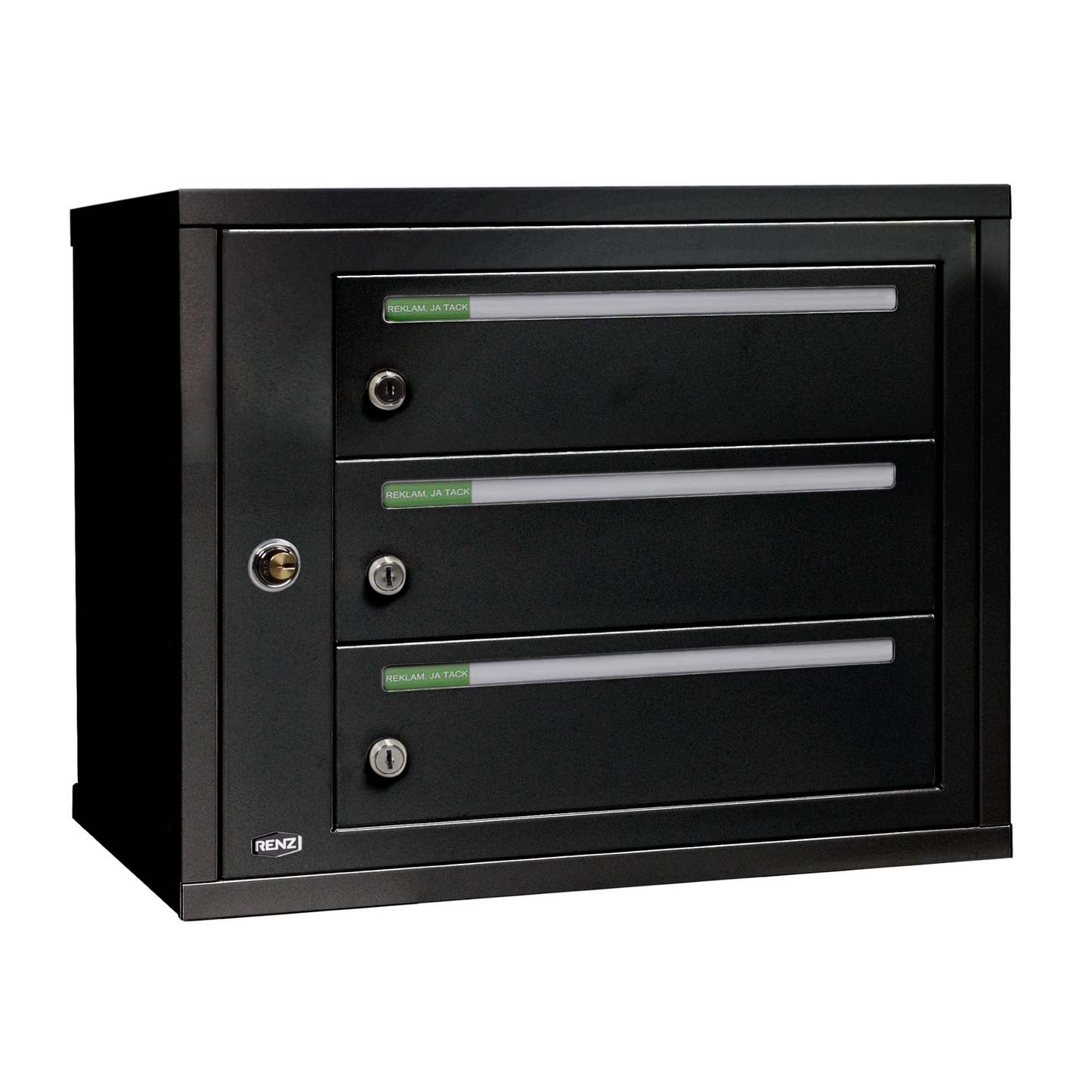 Fastighetsbox RENZ Classic Liggande 1x3 fack - Renz Shop