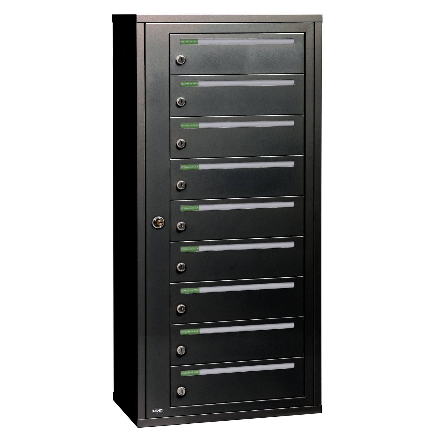Fastighetsbox RENZ Classic Liggande 1x9 fack - Renz Shop