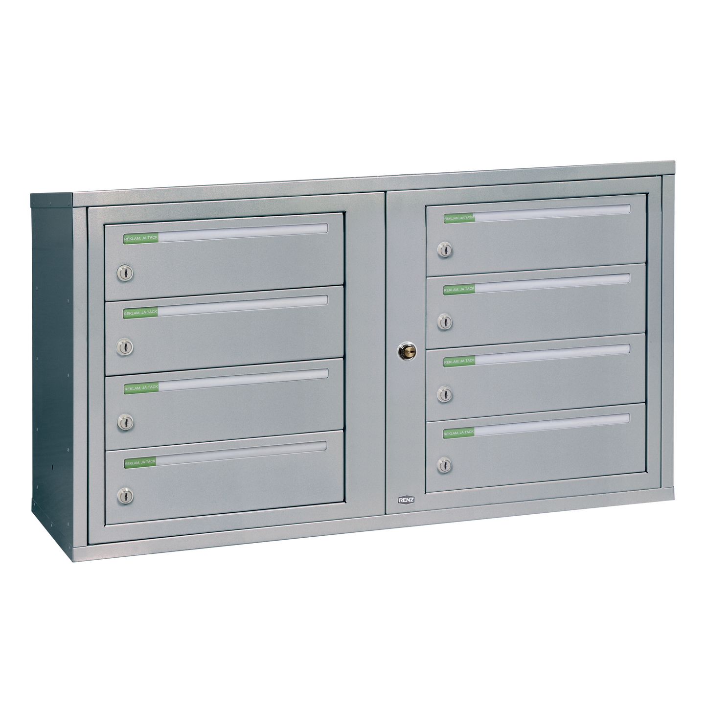 Fastighetsbox RENZ Classic Liggande 2x4 fack - Renz Shop