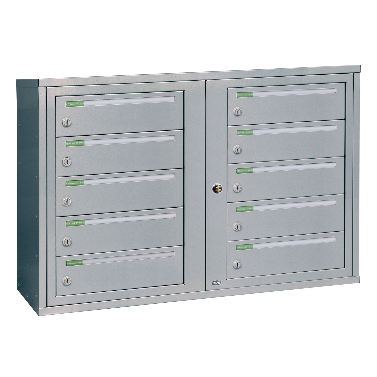 Fastighetsbox RENZ Classic Liggande 2x5 fack - Renz Shop