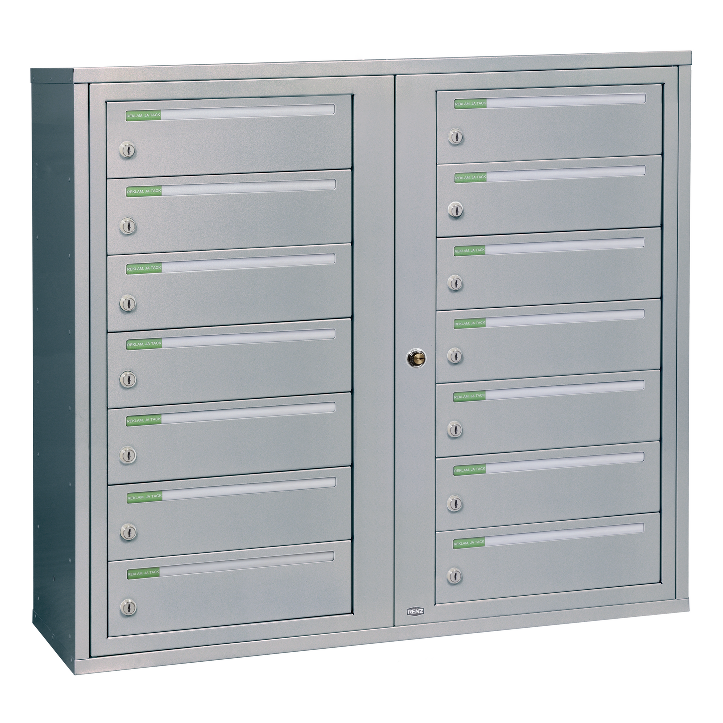 Fastighetsbox RENZ Classic Liggande 2x7 fack - Renz Shop