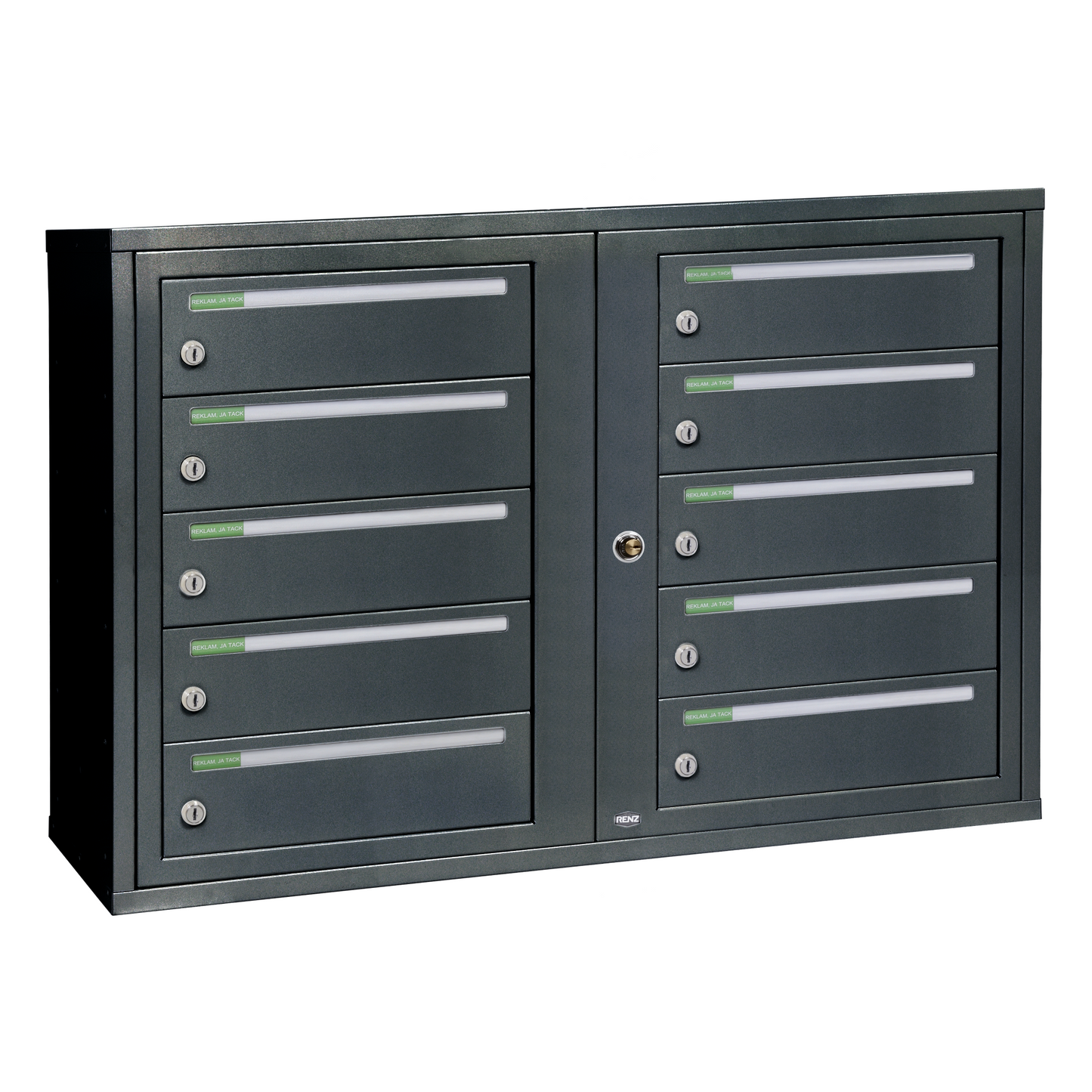 Fastighetsbox RENZ Classic Liggande 2x5 fack - Renz Shop