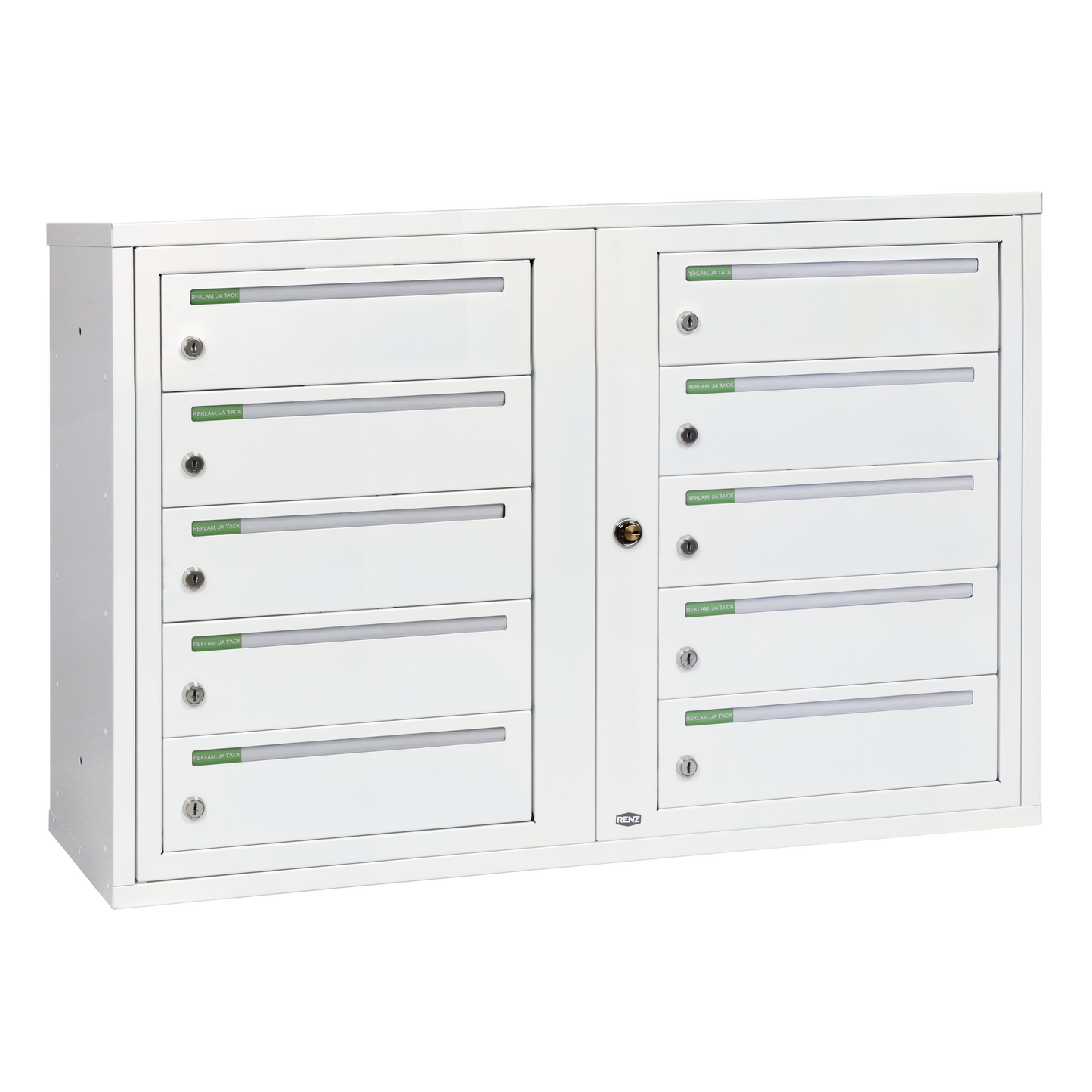Fastighetsbox RENZ Classic Liggande 2x5 fack - Renz Shop