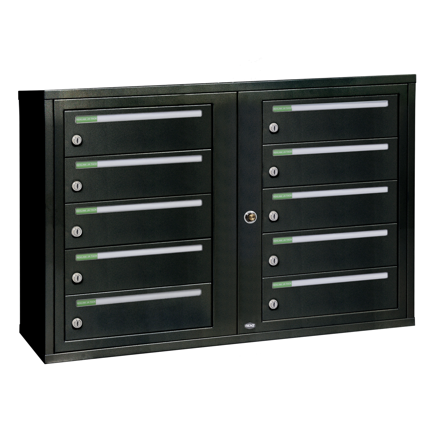 Fastighetsbox RENZ Classic Liggande 2x5 fack - Renz Shop