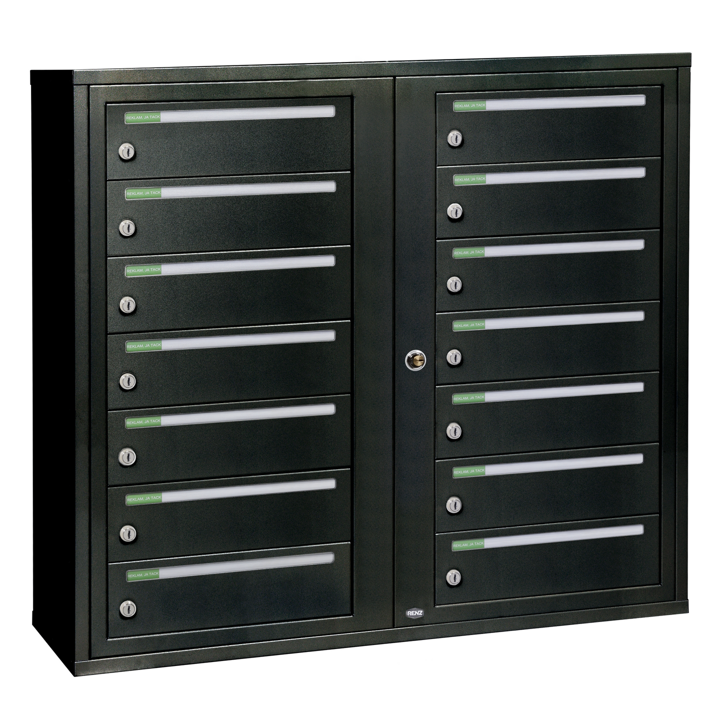 Fastighetsbox RENZ Classic Liggande 2x7 fack - Renz Shop