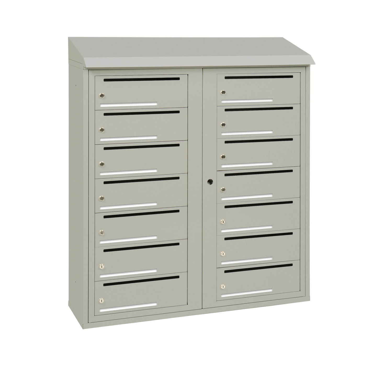 OUTLET Fastighetsbox RENZ Prima Liggande 2x9 fack - Renz Shop